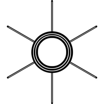 CEF Impeller ø18,05xø51,8x19mm - 6 Blades