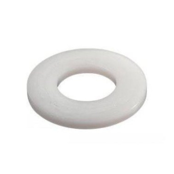 Euromarine White Nylon Medium Flat Washers Ø4–14 mm