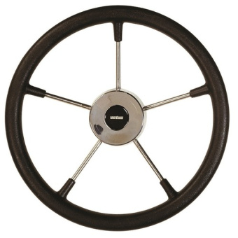 Vetus KS38Z - Steering Wheel KS38 (380mm 15inch) Black PU-Foam Cover