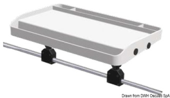 Osculati 41.168.21 - Tray for 25-mm Ø pulpit pipes 700x420 mm