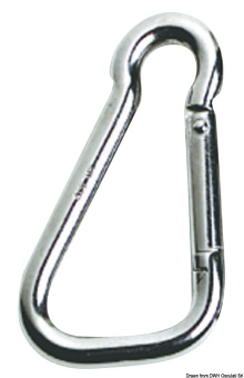 Osculati 09.177.08 - Carabiner Hook AISI 316 Large Opening 14 mm