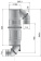 Vetus NLPG90 - Muffler/Gooseneck Type NLPG, 90mm Hose Connections