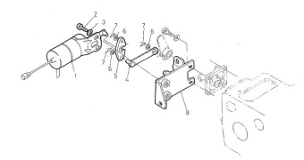 Nanni Diesel 970307364 - LEVER,STOP(2) for 4.220HE/5.250TDI/5.280HE