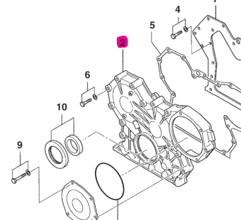 Northern Lights 32A1110100 - Timing Gear Cover 