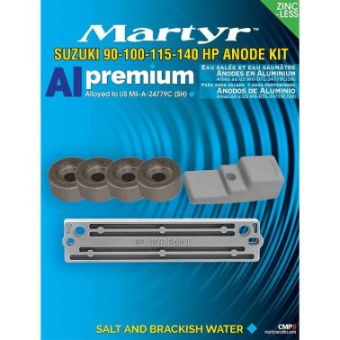 Martyr Aluminium Anode Kit For Suzuki 90-100-115-140HP