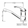 Elettrogas Aravon Single Handed Mixer Short Spout