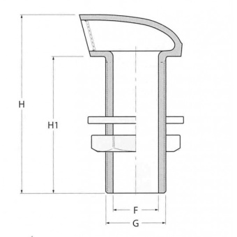 Guidi Brass Tank’s Vent Fitting 1”