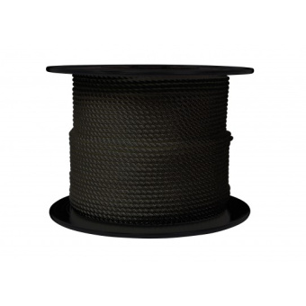 Black Twisted Rope 200 m 8 mm