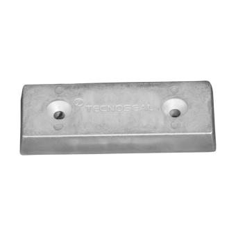 Tecnoseal Rectangular Trim Tab Anode 130x50x17 mm – Zinc & Magnesium