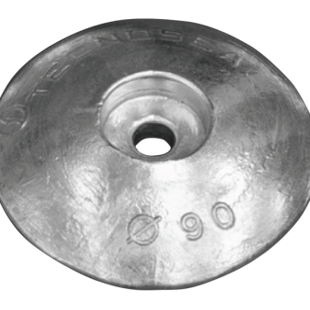 Tecnoseal 00102P - Zinc Disc Anode Single Ø90mm Heavy