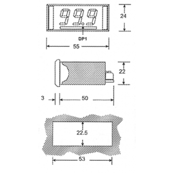 Binding Voltmeter 0/100V Constant Voltage