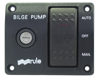 Rule 44 - 3-Way Lit Rocker Switch 24/32V