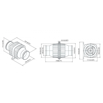 Electric Blower Output 168 M3/H