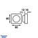 Båtsystem BD1210RB - Polaris Rotary Dimmer Black