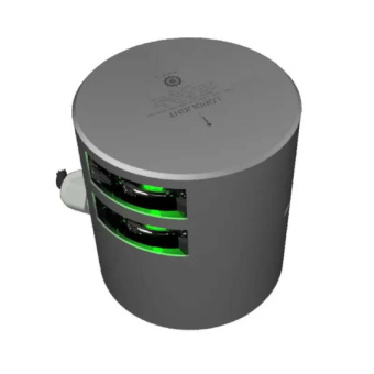 Lopolight 301-108ST - Navigation Light 3NM 112.5° Green, Double Starboard, Silver Anodized