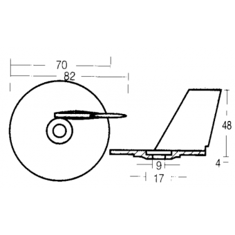 Tecnoseal Zinc Fin For 20/30 HP Engine