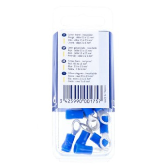 Euromarine Eyelet Terminal Ø05 Blue - Set Of 10