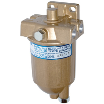 Parker 110A High Pressure Fuel Filter / Water Separator – Racor 110A Series - Metal Bowl - 57 L/H