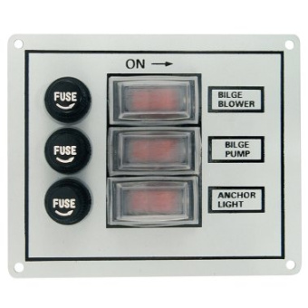 Euromarine Indoor Electric Panel - 3 Positions - White