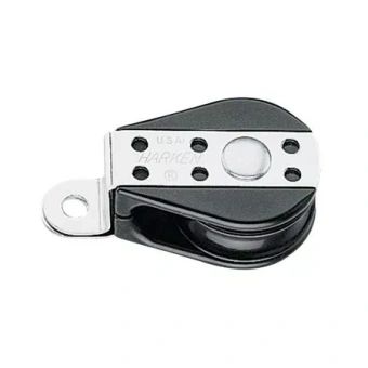 Harken 113 - 29mm Pivoting Cheek Bullet Block With Aluminum Sheave And Single Mounting