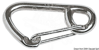 Osculati 09.185.08 - Snap-Hook AISI 316 Large Opening 80 mm