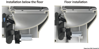 Osculati 50.227.15 - WC Tecma Silence Plus 2G 12V Touch Con Bidet