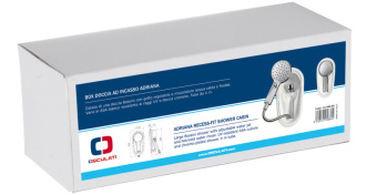 Osculati Adriana Recess-Fit Boat Shower 162x303 mm with 4 meter Stainless Steel Hose - 15.480.00