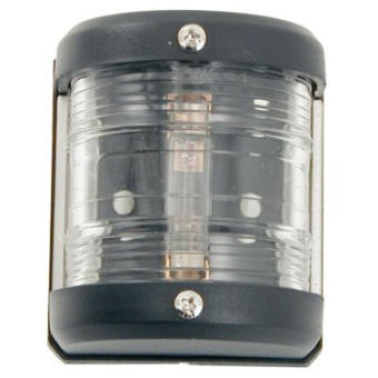 Euromarine Navigation Light 76mm Black - 225° White Headlight