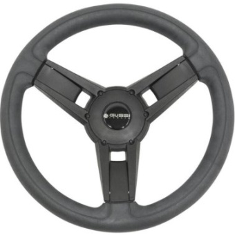 Gussi Italia 3GZA3571GU Steering Wheel Giazzo - Ø350 mm - Grey