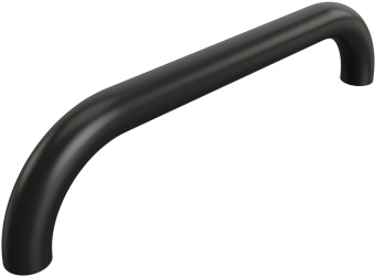 Roca Rounded Black Coated AISI 316 Stainless Steel Handrail Ø25 mm