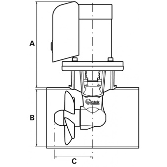 Quick FGBT12530120TC0 - Bow Thruster BTQ 125 C 30kg 12V