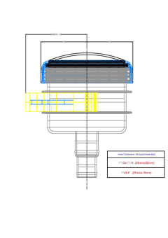 Allpa Plastic Cooling Water Strainer Ø32-38mm, With Mounting Frame & Transparent Cover 300L/Min