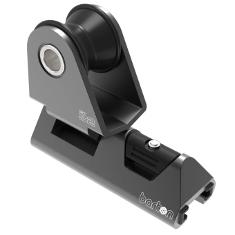 Barton 25100GTB - Genoa Car Plunger Stop 25mm Black