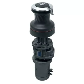 Harken 46.2STEA12V - Electric Self-Tailing Radial Aluminum Winch 2 Speed, 12V, Vertical 46.2STE Black