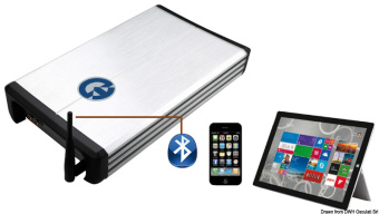 Osculati 29.750.00 - RIVIERA R904 Bluetooth Stereo Amplifier