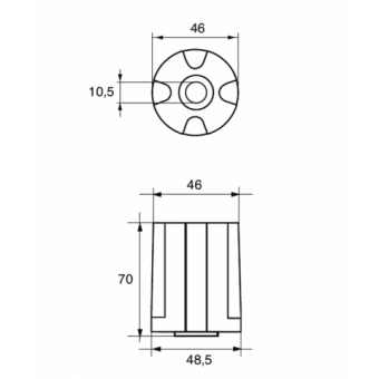 Tecnoseal Zinc Anode For IPS Series