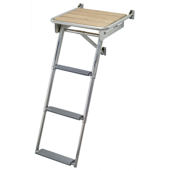 Plastimo Teak Aft Platform With Ladder 