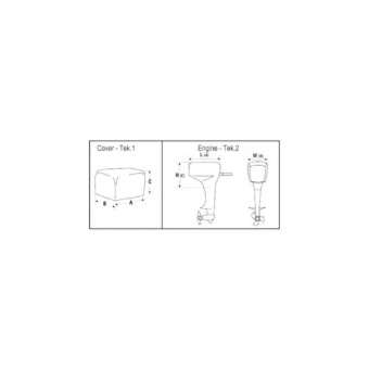 Lalizas 57275 - SeaCover Silver Engine Cover Size 7