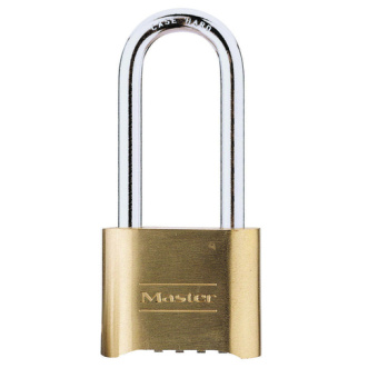 Plastimo 63615 - Brass Finished Zinc Case Padlock 51mm Long Shackle