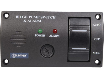 Talamex Bilge Pump Control Panel 119x68.5mm 12V