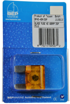 BEP BFHD-40A/DSP - Heavy Blade Fuse, 40 Amp - Yellow - Display Pack