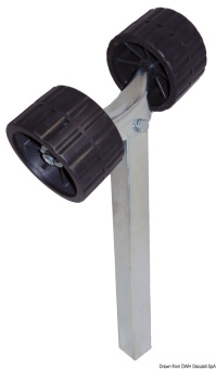 Osculati Swinging Side Roller with Double Bracket for Boat Trailers