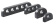 TyeTec FLB1203 - Fairlead Aluminium 12 mm Line Blind 3-Hole TyeTec FLB1203 - Fairlead Aluminium 12 mm Line Blind 3-Hole