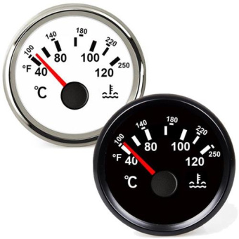 Hollex Cooling Water Temperature Gauge White AISI 9-32V 120°