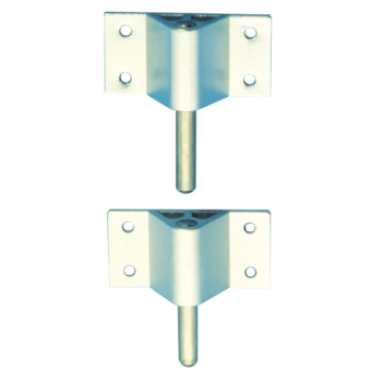 Allpa Aluminum Stern Fitting, Gudgeon Length=44mm, Bore 6mm