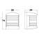 Masthead Navigation Lights Zeus Series White Masthead Light Black Case