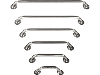 Talamex AISI 316 Stainless Steel Handrail with Foot Plates, Ø22 mm Tube