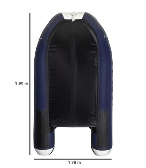 Hibo Pro Inflatable Boat 3.90 Aluminum Dark Blue