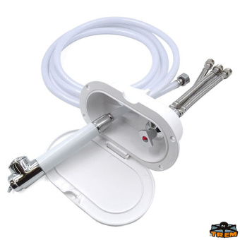 Trem N0128408 - Oval Shower Box With Mixer & Push-button Shower