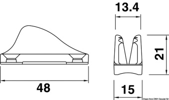 Osculati 56.222.00 - CLAMCLEATS CL 222